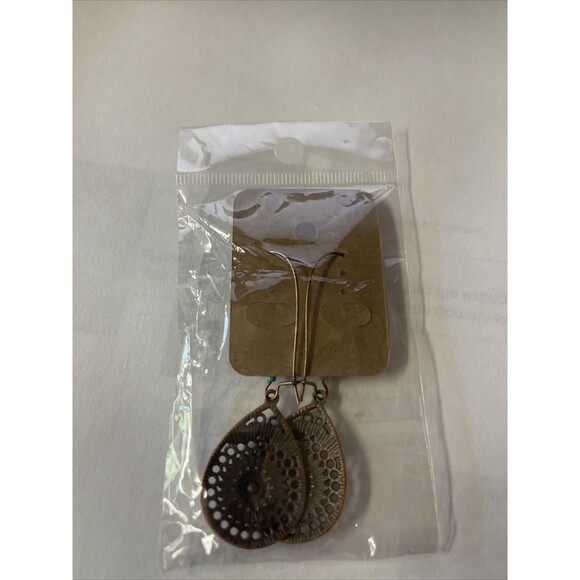 Bohemian Water Drop Dangle Earrings Colorful Beaded Boho Fashion Jewelry - Picture 3 of 3